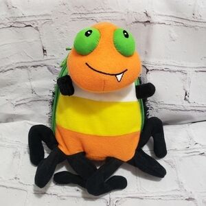 Hallmark Plush Spider 8" Pocket Pouch Card Treat Holder Candy Corn Year 2011